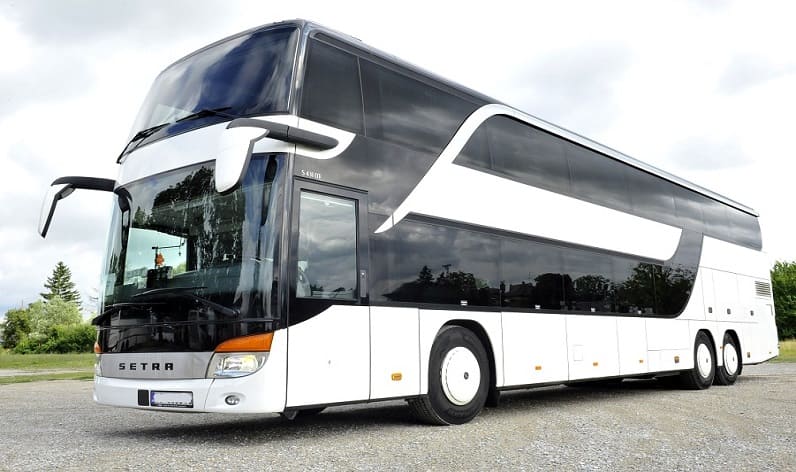 Germany: Bus agency in Zerbst/Anhalt, Saxony-Anhalt