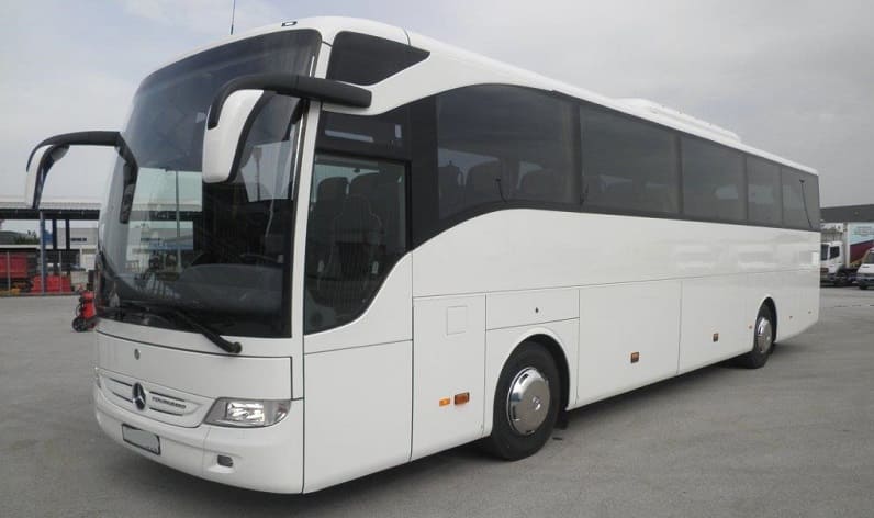 Germany: Buses company in Rathenow, Brandenburg